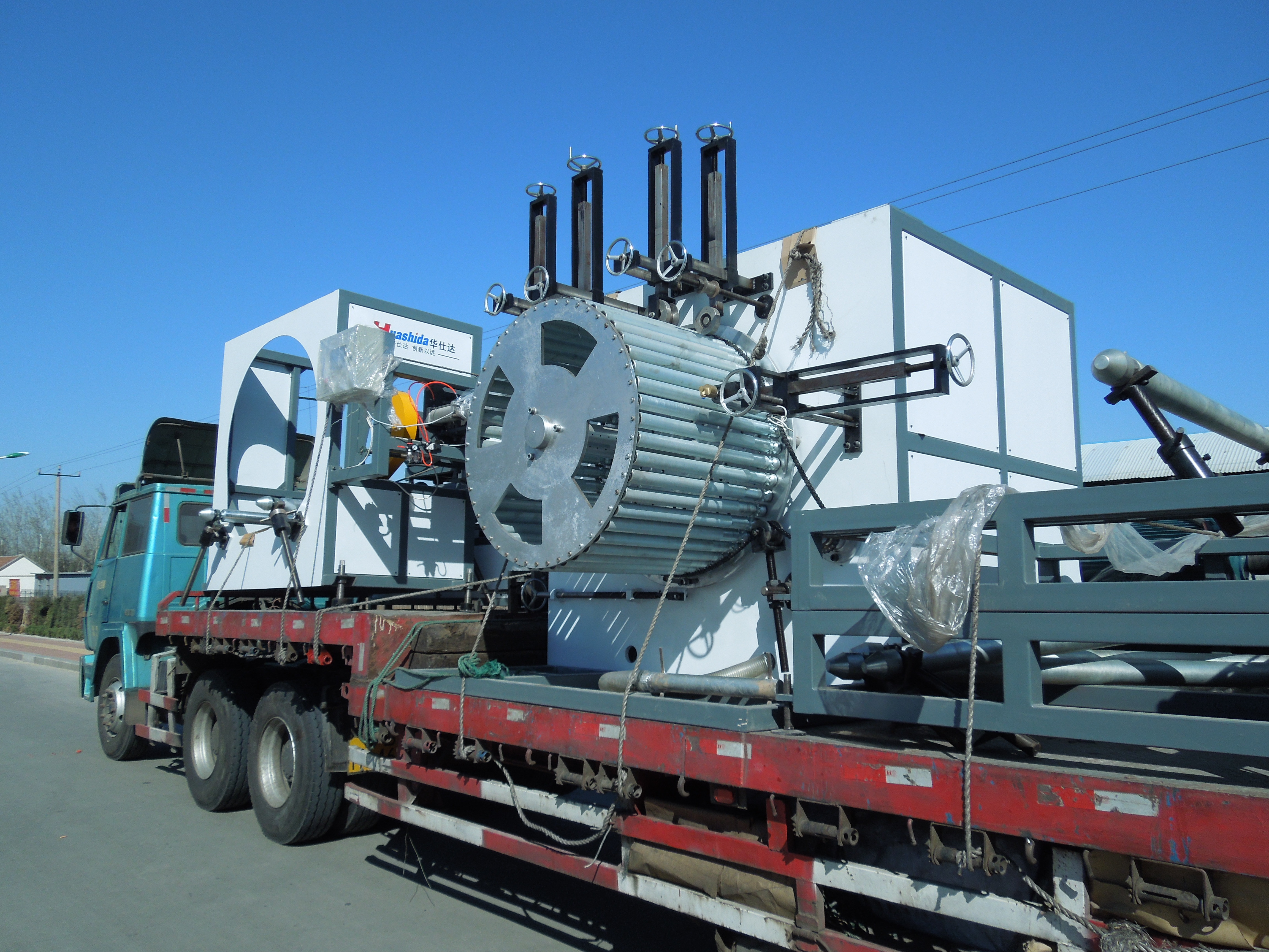 HDPE Plastic Hollow Wall Spiral Pipe Extrusion Line