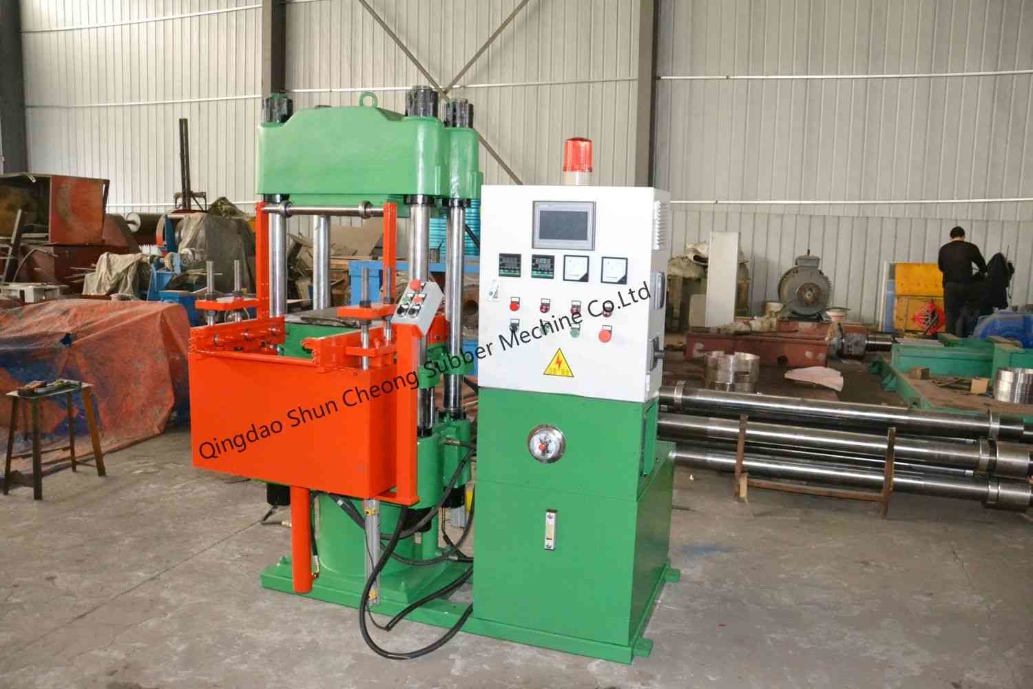 Rubber Sole And Oil Seal Making Machine / Heating Plate Vulcanizing Press