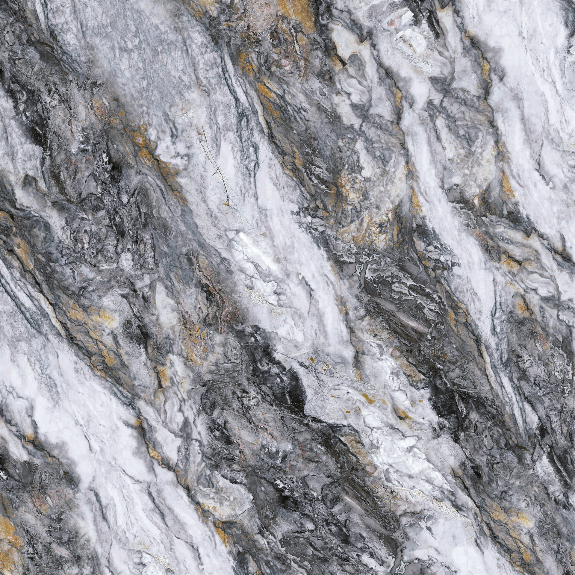 Wear - resistant and Stylish Polished Sintered Stone Slabs 1200x1200mm for Living Room Decoration