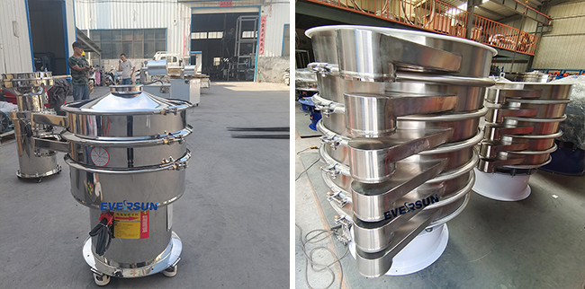 High Capacity Powder Separation Powder Sifter Machine With 1-5 Layers
