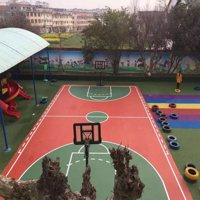 Acrylic Sports Flooring Paddle Tennis Court Portable Outdoor Basketball Court