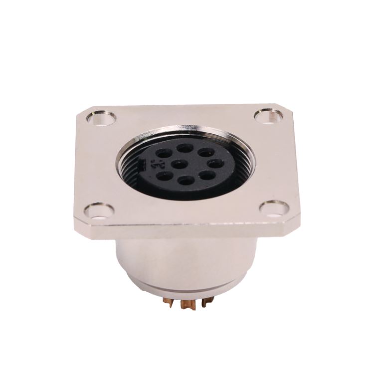 M16 8 Pin AISG Waterproof Connector Solder Locking IP67 For Automotive
