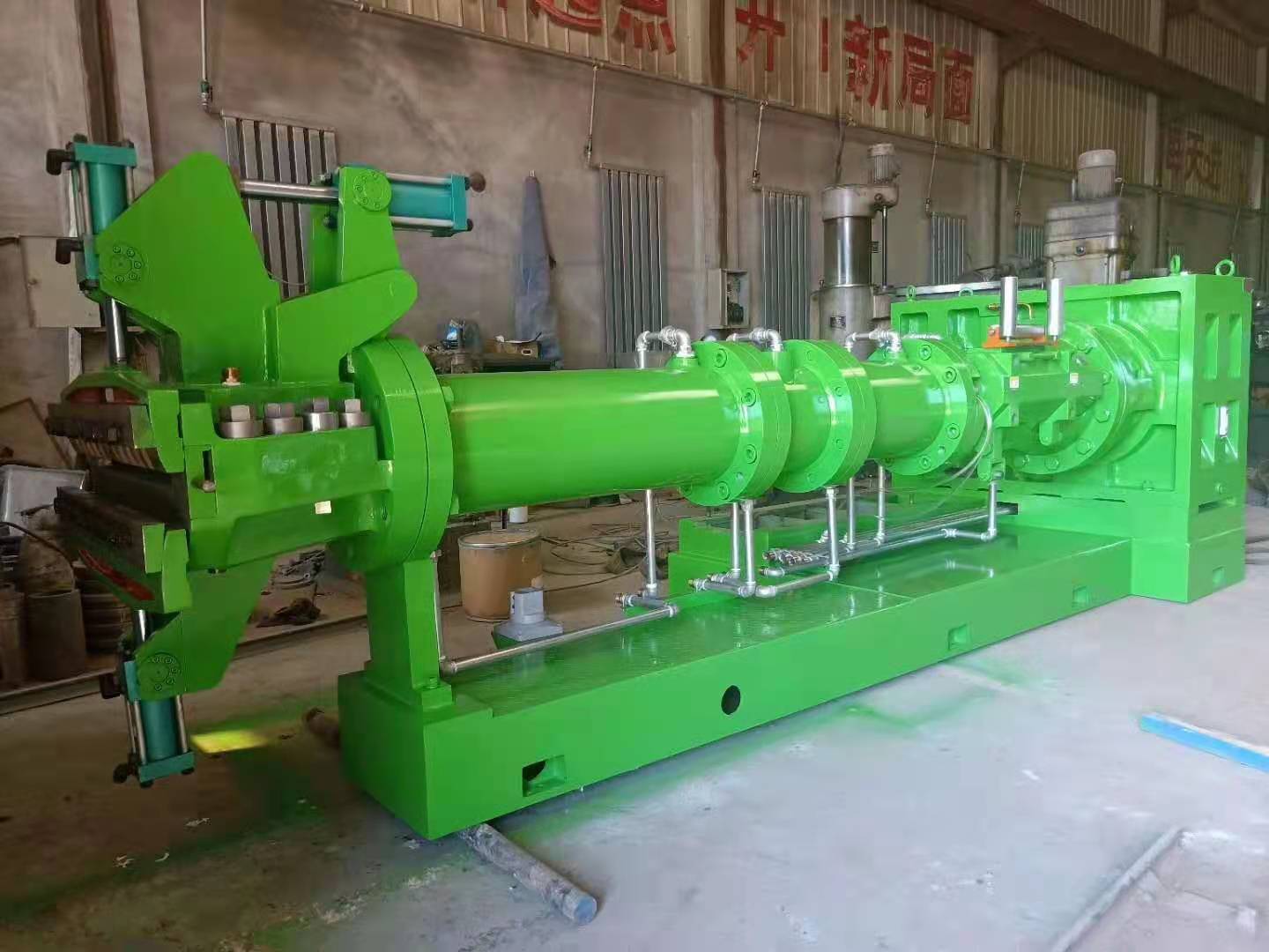 185kW Pin-barrel Cold Feed Vacuum Rubber Extruder for Rubber Extrusion Equipment