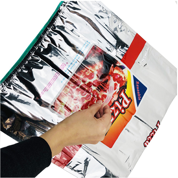 Disposable 0.1-0.5mm Hot Cold Insulated Bags Food Takeaway Delivery Use
