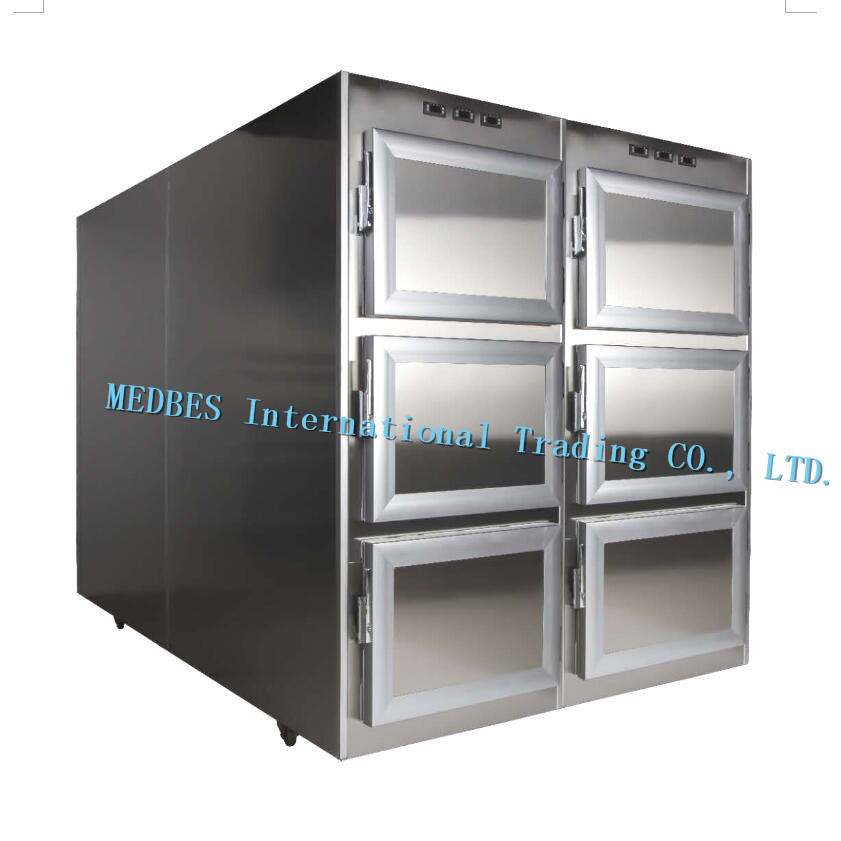 Funeral Products Six Bodies Cooler Mortuary Refrigerator Corpse cooler corpse freezer
