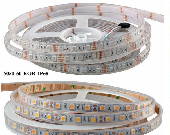 Warm White SMD2835 Flexible Led Strip Lights IP67 2400k With 5m Length , 2 Years Warranty