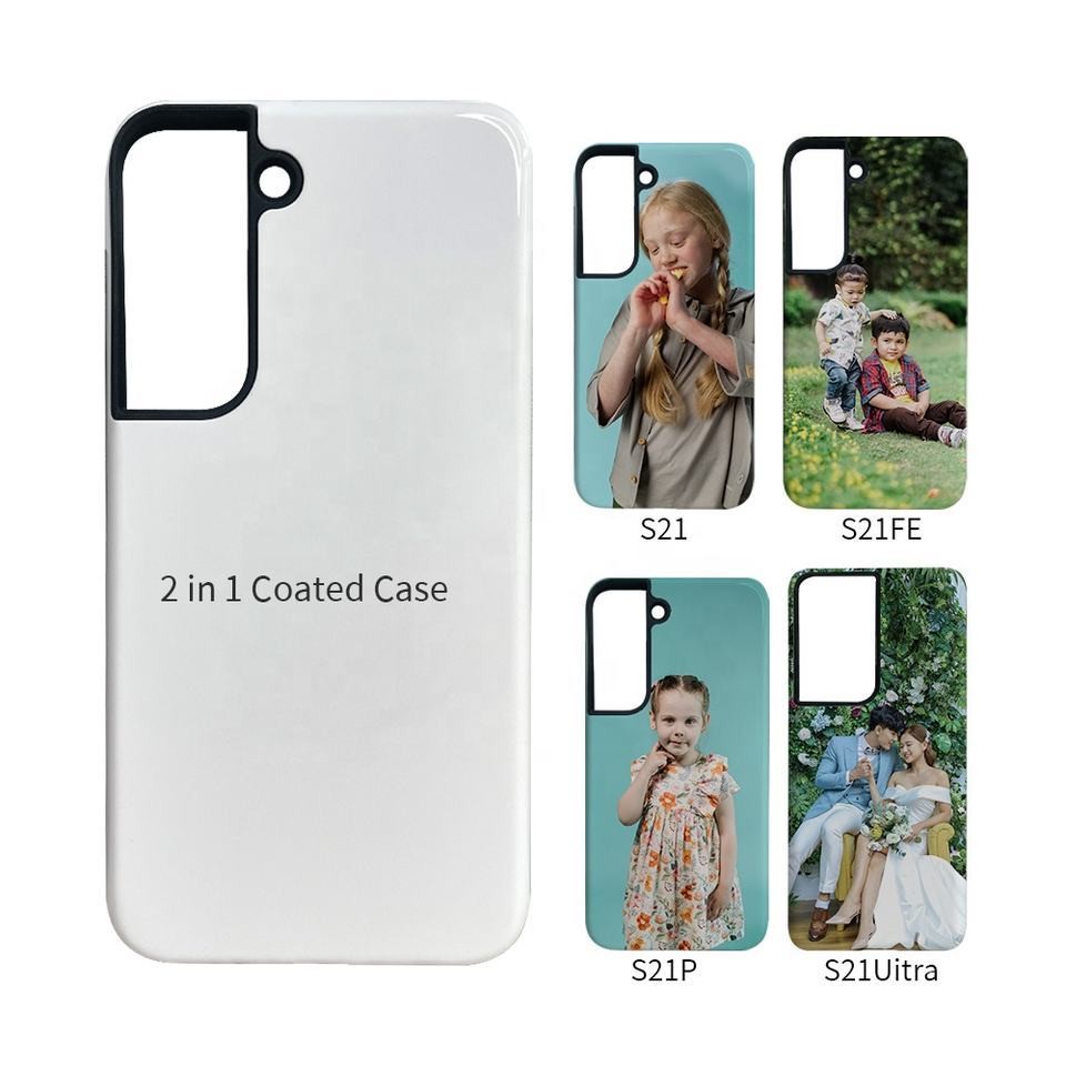 3D Sublimation Coated Tough Phone Case For Samsung S24 S23 S25 Customized Design Logo