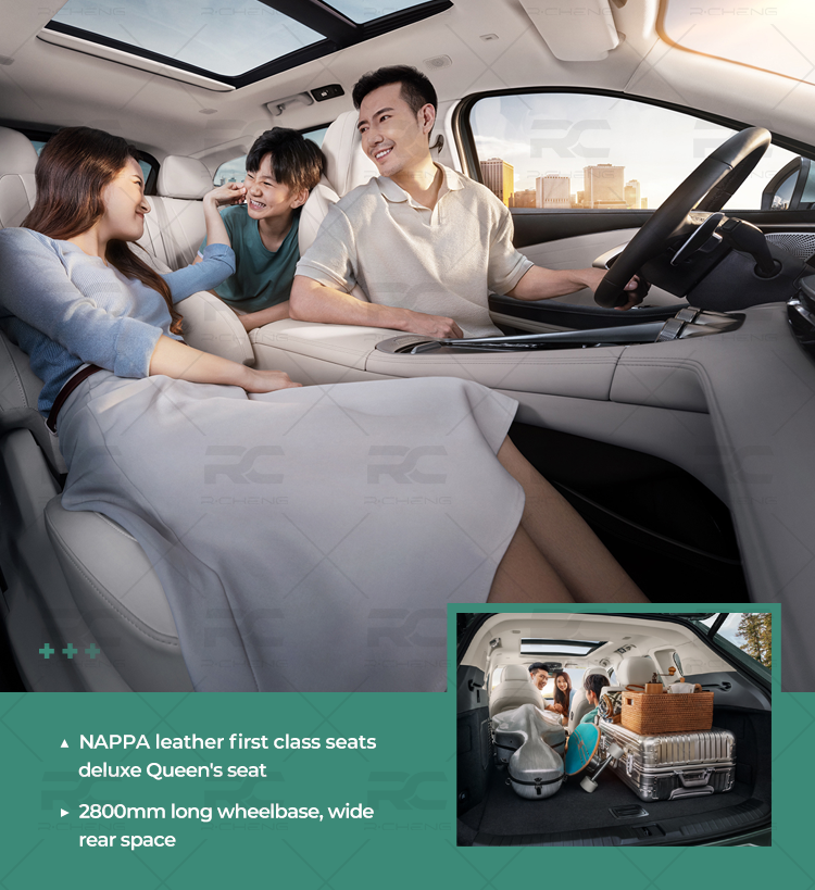 NAPPA leather first class seatsdeluxe Queen's seat 2800mm long wheelbase, widerear space