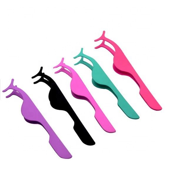 Custom Lash Applicator Beauty Makeup Tools Eyelash Tweezers For Ladies