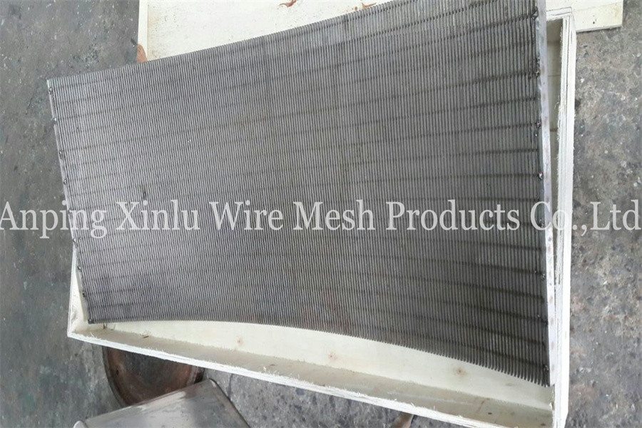Wedge Wire Support Wire Flat Bed Panels Height 4.5X 5.5mm and Profile Wire 2.3*3.5mm
