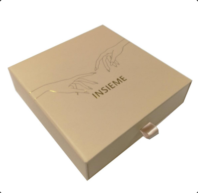 Hard Rigid Paper Wine Packaging Box Luxury Cardboard Drawer Box Customized