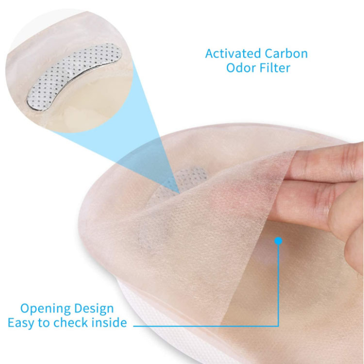 Factory price disposable free samples medical stoma colostomy bag adhesives with different type drainable ostomy bag