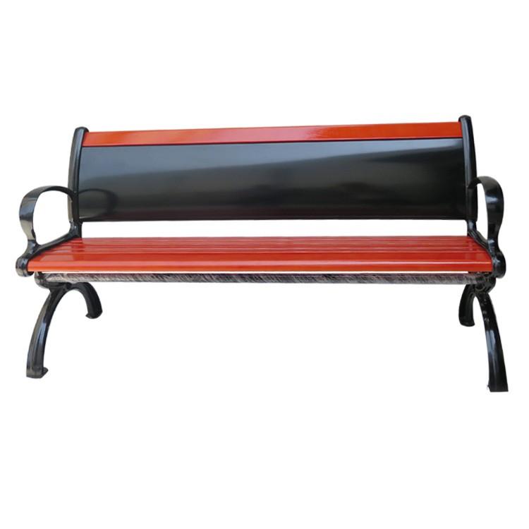 Haoyida 1200mm Cast Iron And Wood Garden Bench Advertising
