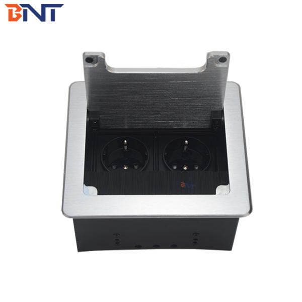 Double EU power computer table connected hidden desktop socket box