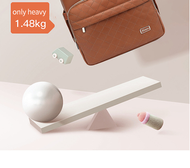 Factory Baby Diaper Bag Multi Function High Capacity Mummy Bag Changing Bag
