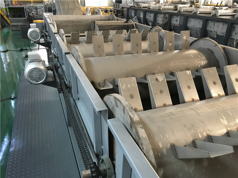 HDPE Mulching Plastic Film Recycling Machine Semi Automatic Film Granulator
