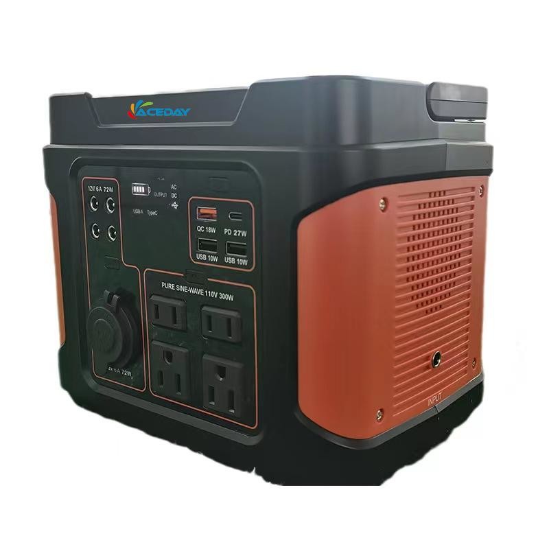Aluminium Solar 300w Portable Power Station / Backup 1000+ Charge Cycles AF300