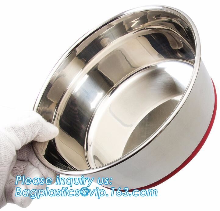 Dog Bowls Non-Slip Stainless Steel Small Cat Food Bowls Unbreakable Thicken Cat Feeder 7 Oz Cat Dishes Suitable