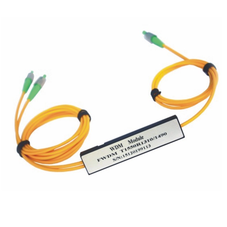 1x2 Broadband 1550nm Filter WDM FWDM For Fiber Amplifier