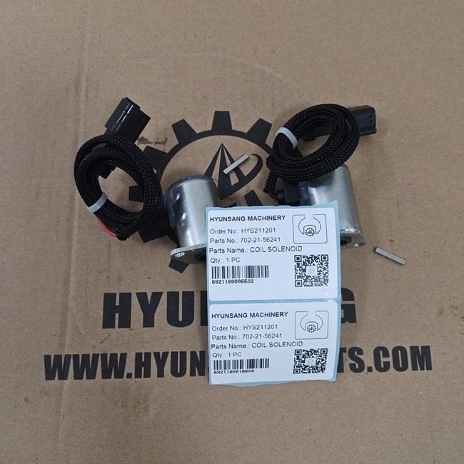 Coil Solenoid 702-21-56241 702-21-57410 714-11-16700 For Komatsu WA250 WA250PZ WA320