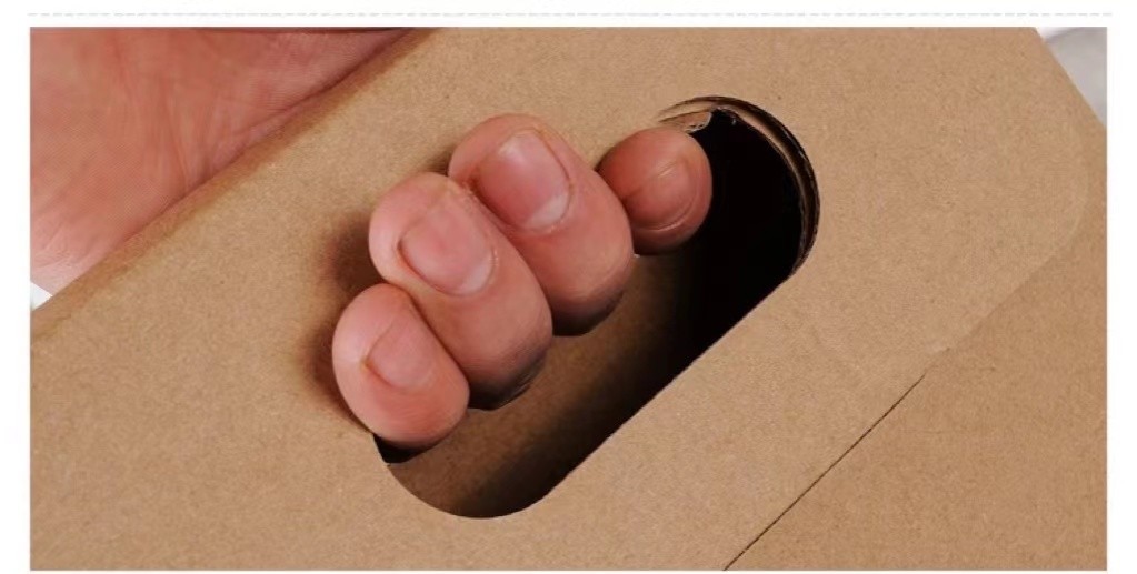 10cm*35cm*10cm Wine Bottle Paper Bags Biodegradable 2 Bottle Wine Gift Bag