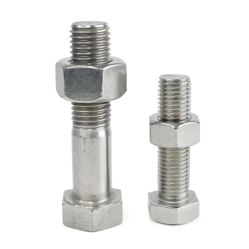 Super Duplex Stainless Steel 904L Bolt 254SMO Hex Head Bolt And Nut Din933 Full Thread