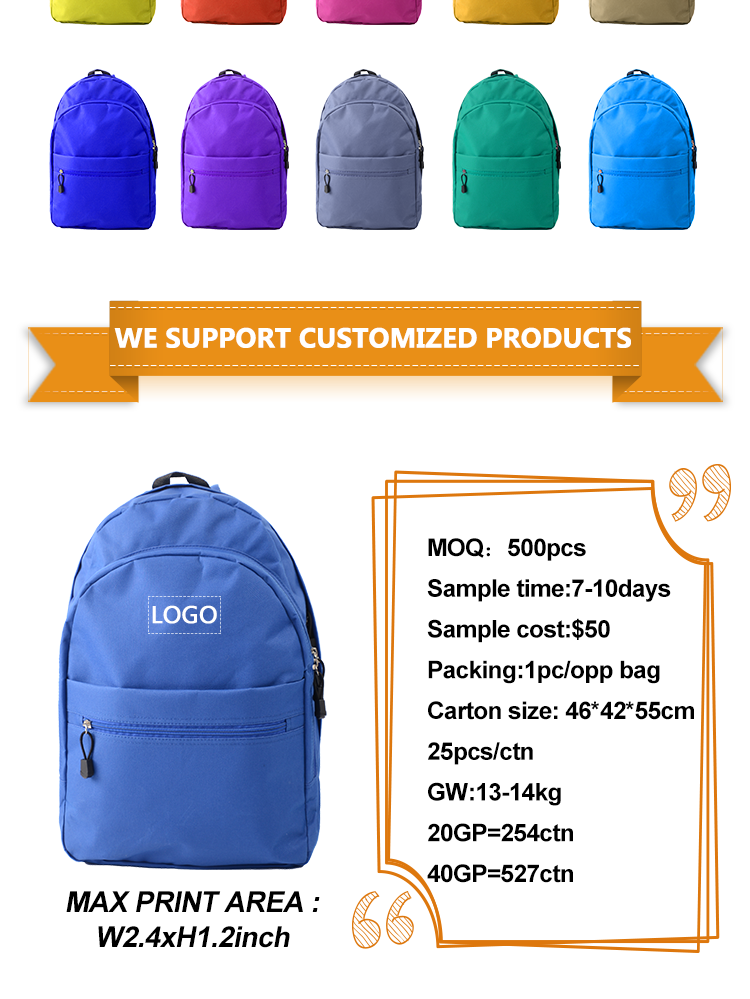 High School Book Bags Secure Adjustable Buckle Exquisite Sewing Durable