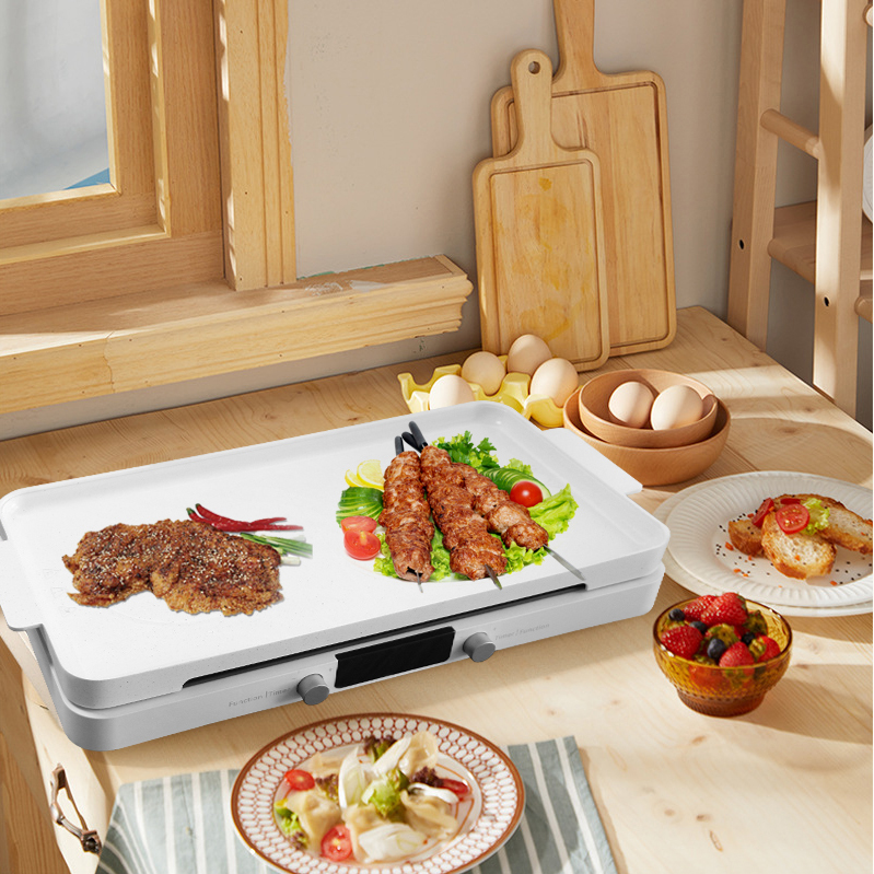 Electric Induction Heating Plate Cooker with Touch Buttons and Power Source Electric