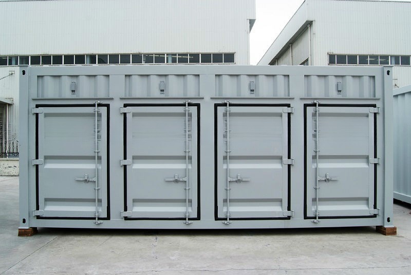 Secure Roller Shutter Side Door Open Pop Up Mobile Shipping 20ft Movable Portable Self Storage for Shipping Containers