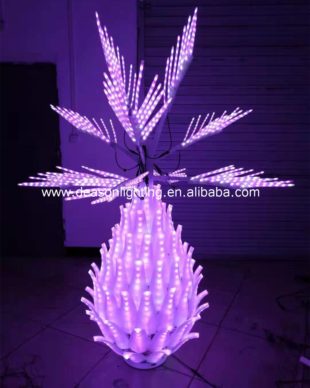 Color Changing Outdoor Led Pineapple Tree