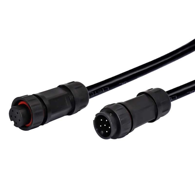 IP67 M19 6 Pin Way Waterproof Electrical Wire Connector Plug