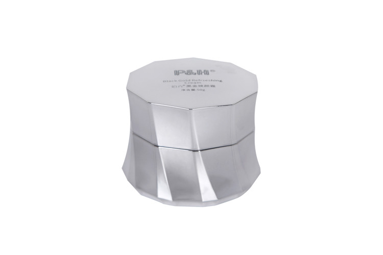 Polygon Shape Acrylic Lotion Bottle Eye Cream Jar Cosmetic Packaging Set 100ml