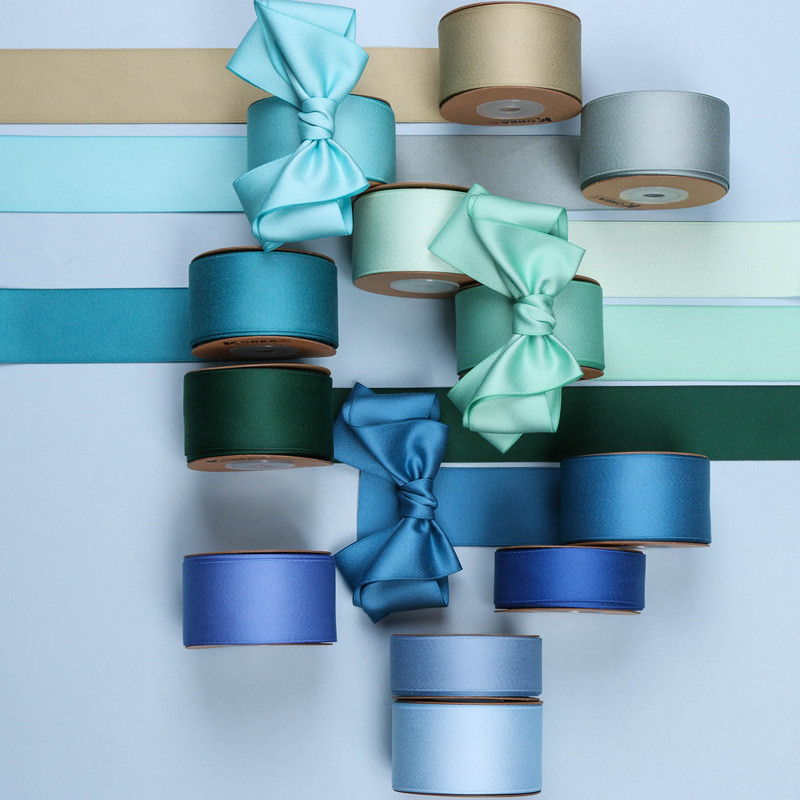 10mm-38mm*50y Polyester Cotton Ribbon Customized Color Cotton Ribbon
