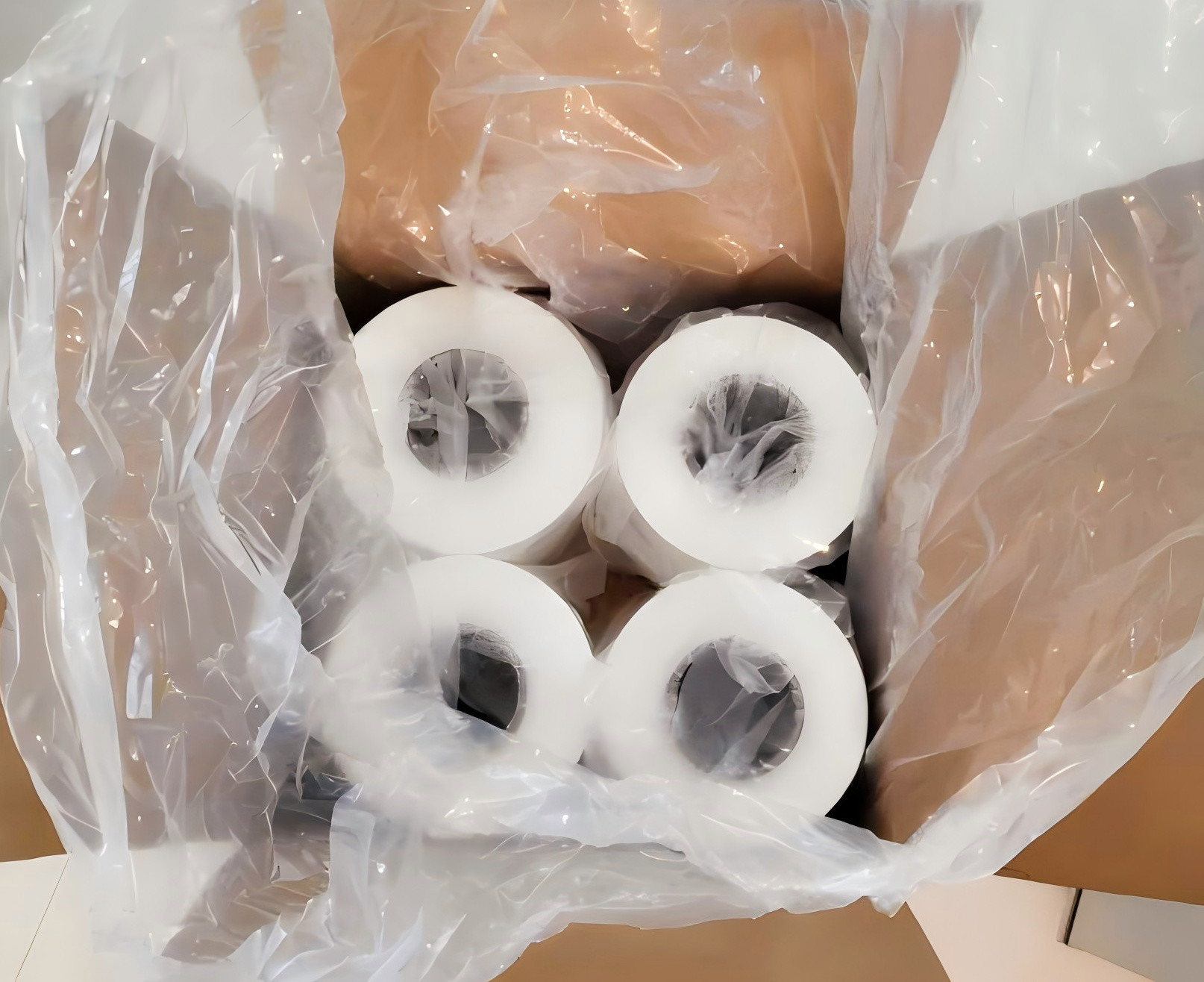 Electrical insulation Synthetic mica tape 3in1 / fire resistant Synthetic mica tape wrapped For Cable conductor