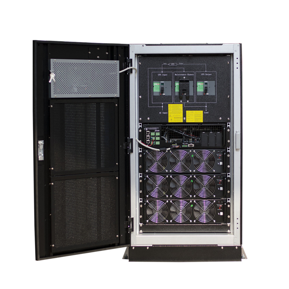 LCD Scalability Three Phase Intelligent 120KVA Modular Online UPS 415VAC