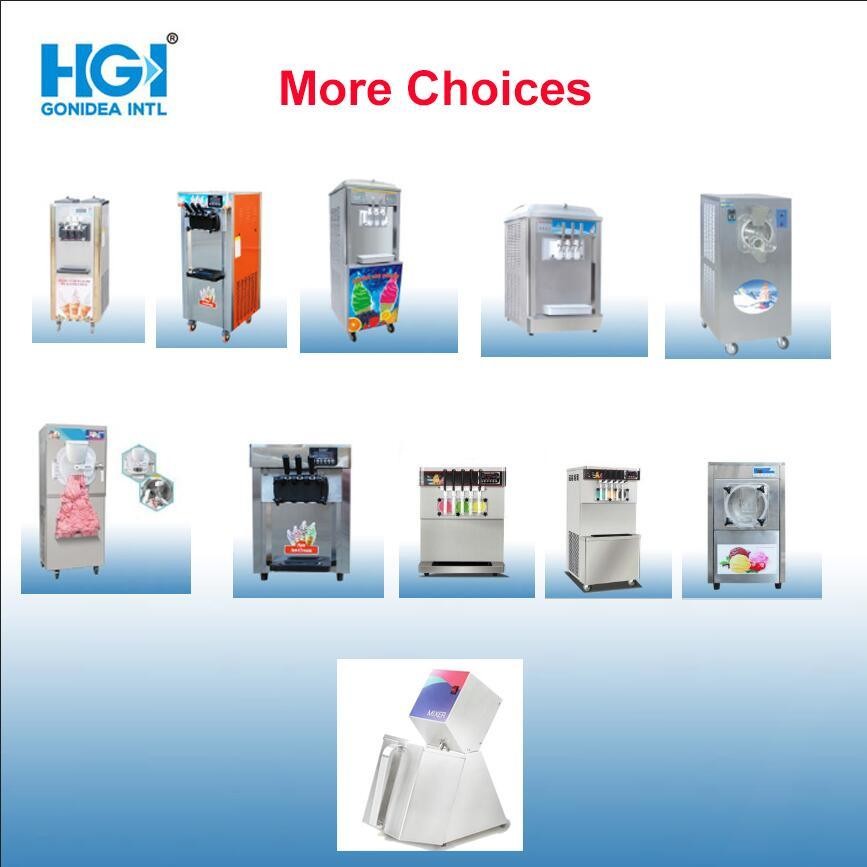 Stainless Steel Fruit Ice Cream Maker Machine Bql-9636 Electric Power