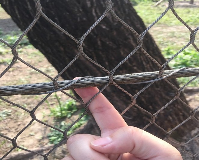 Customized Bird Cage Stainless Steel Rope Wire Mesh 1.5mm 1.6mm