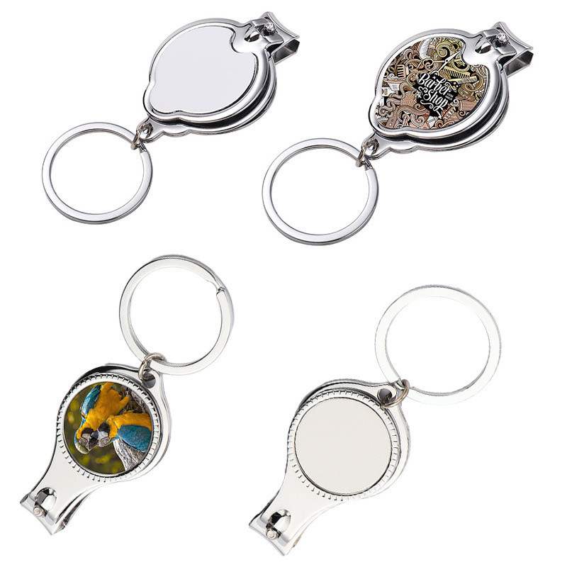 Customized Sublimation Nail Clipper With Metal Insert For Sublimation Photo Printing