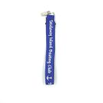 Dark Blue Personalized Key Lanyards Advertising Items With Badge Clip