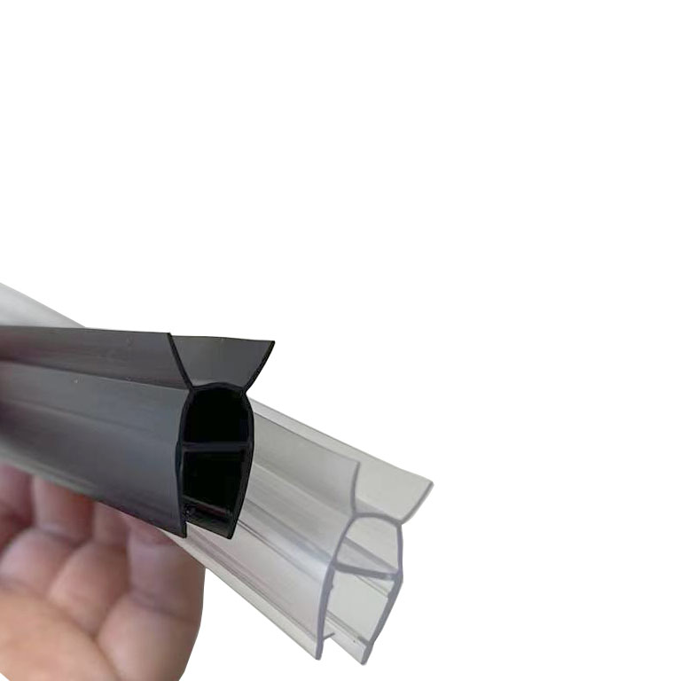 20-90 Shore Hardness Waterproof Shower Door Sealing Strips for Customized Glass Doors