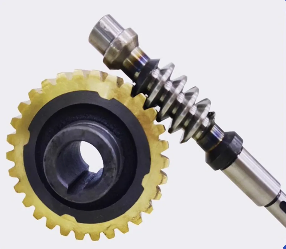 Round Flange NMRV030 Worm Reducer Gearbox For Nema23 Induction Motor