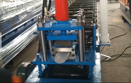 Metal Palisade Fence Roll Forming Making Machine PLC Control