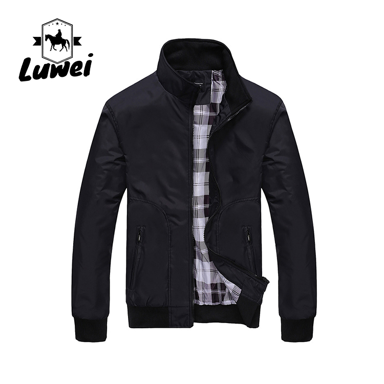 2022 Thin Zipper Men Bomber Stand Collar Utility Giacca a Vento Chaquetas Plus Size Coats Men's Jackets & Coats