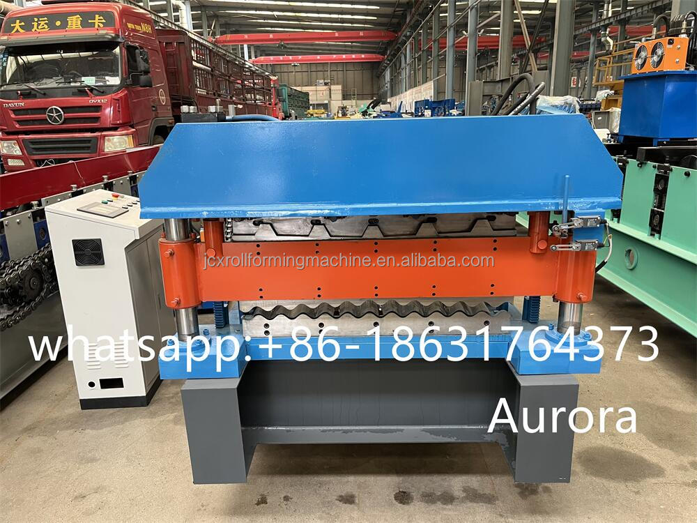 New Double Layer Trapezoidal And Corrugated Profile Steel Roofing Sheet Roll Forming Machine Roof Tile Making Machine