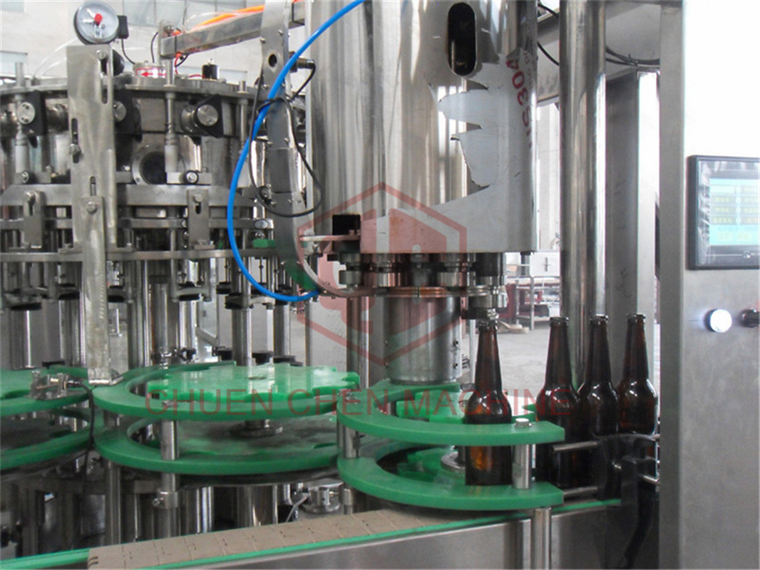 800 - 1000 BPH Industrial Beer Glass Bottling Equipment for Craft Beer