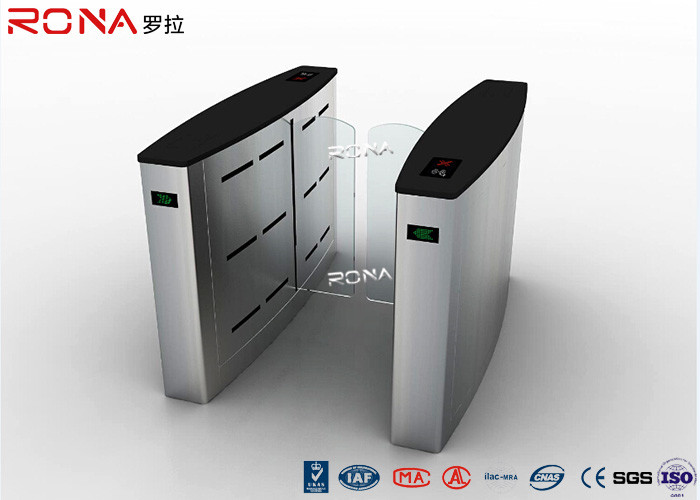 Turnstile Entry Systems Sliding Gate 304 Stainless High Security By Swiping Card