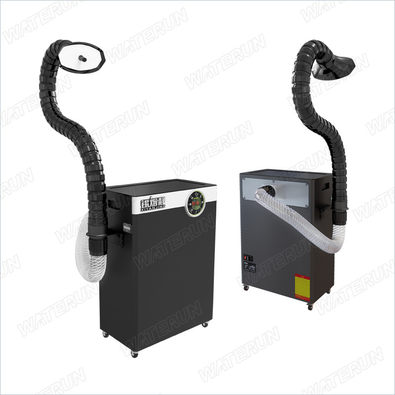 4 Layers Filters Soldering Robot Fumes , Table Top Fume Extractor 80-150W 50-60dB Noise