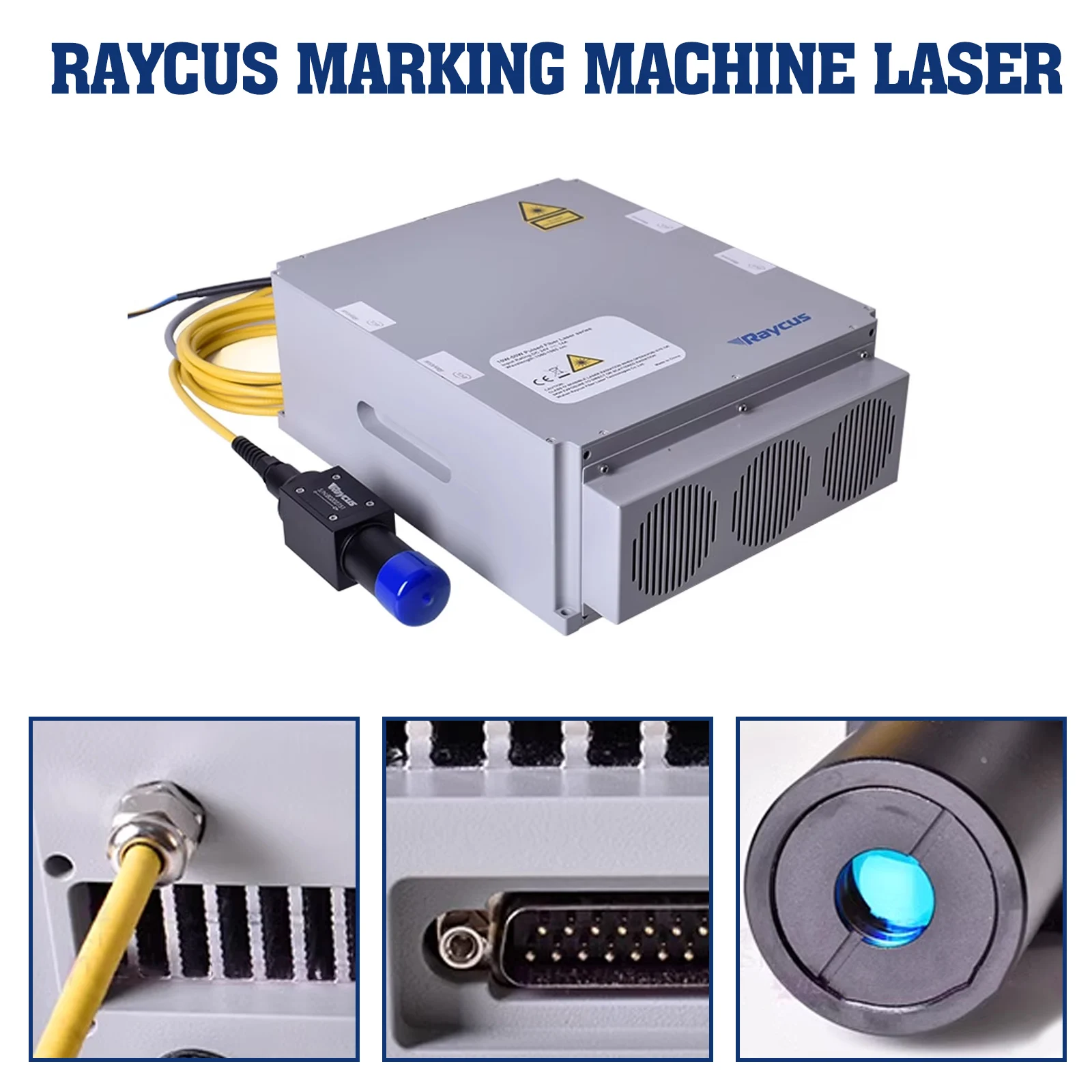 Mini Optical Fiber Laser Marking Machine For Plastic Metal Engraving 20W 30W
