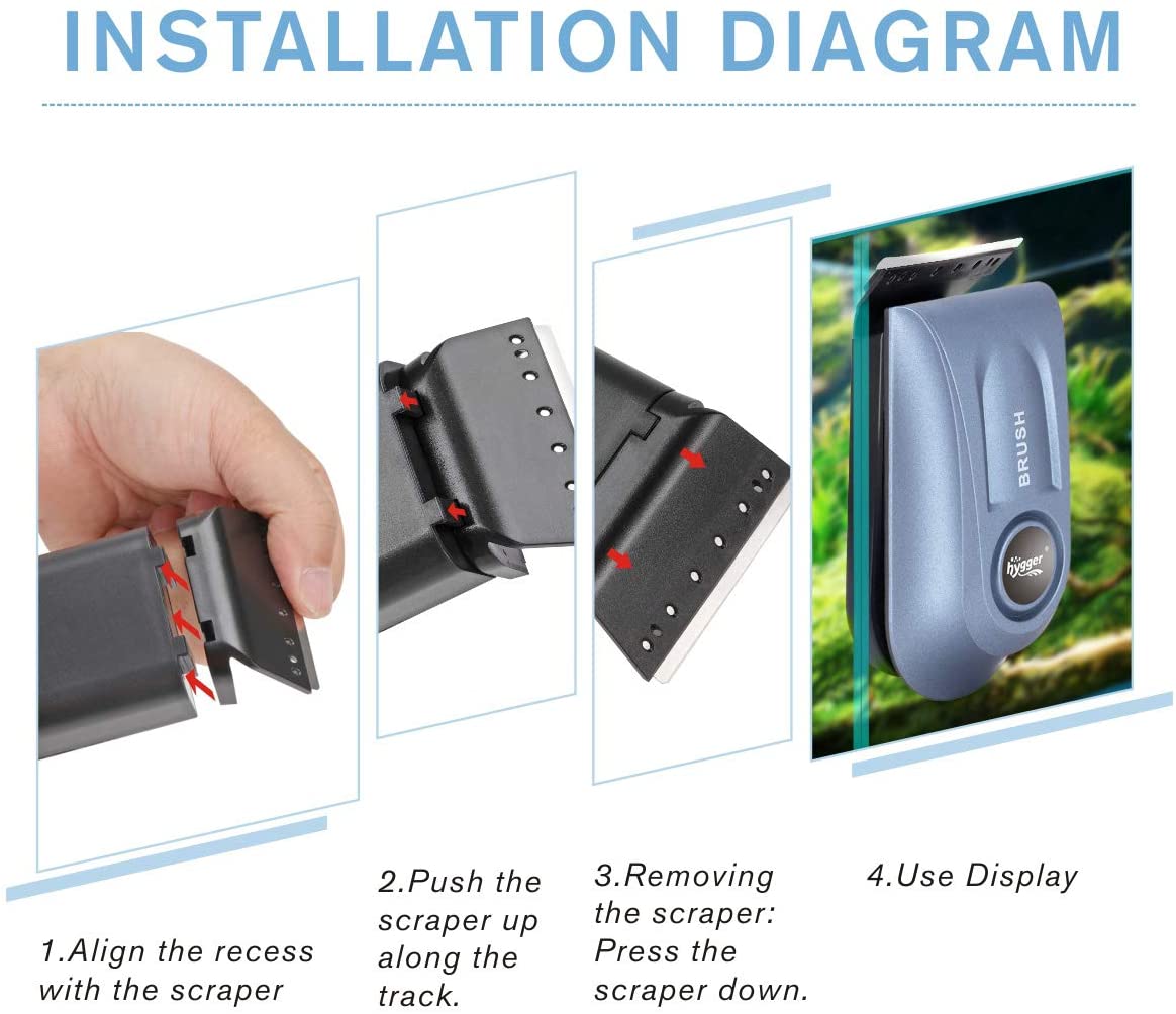 Magnetic Algae Scraper Aquarium Cleaning Tool