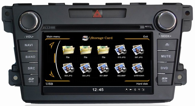 Ouchuangbo S100 Car Head Unit Sat Navigation for Mazda CX-7 (2010-2011) Bluetoth TV Radio Stereo 1G CPU